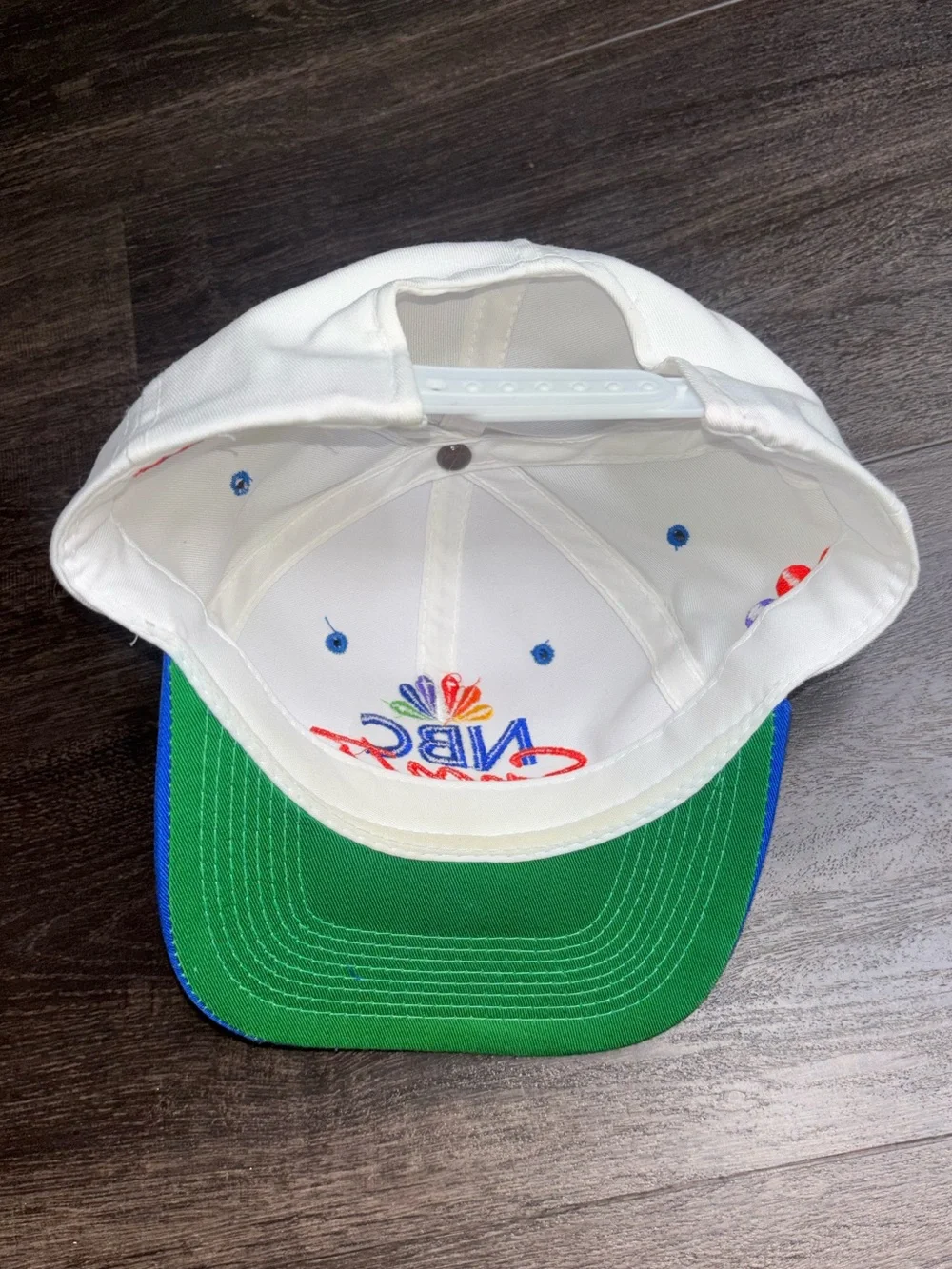 Vintage NBC Sports Hat Cap SnapBack Sports Specialties Script Peacock Korea